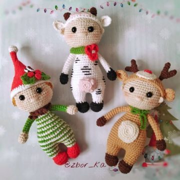 Новогодние Шары Амигуруми